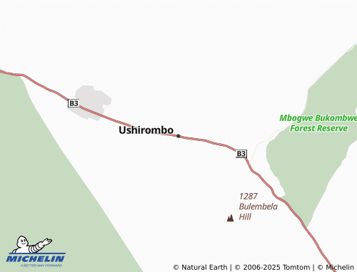 MICHELIN Ushirombo map - ViaMichelin