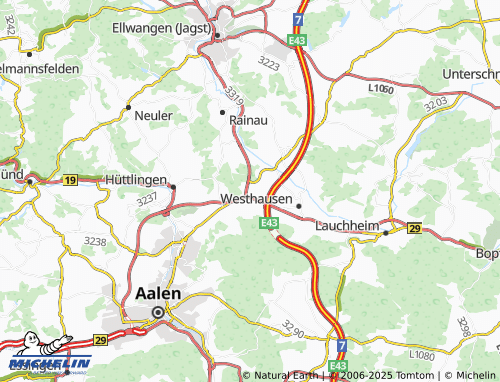 MICHELIN-Landkarte Immenhofen - ViaMichelin