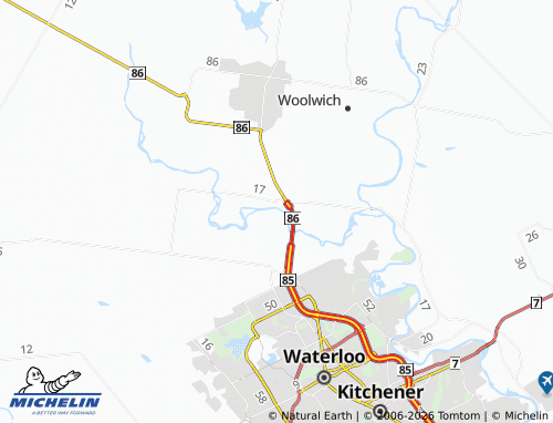 Mappa MICHELIN Saint Jacobs - ViaMichelin