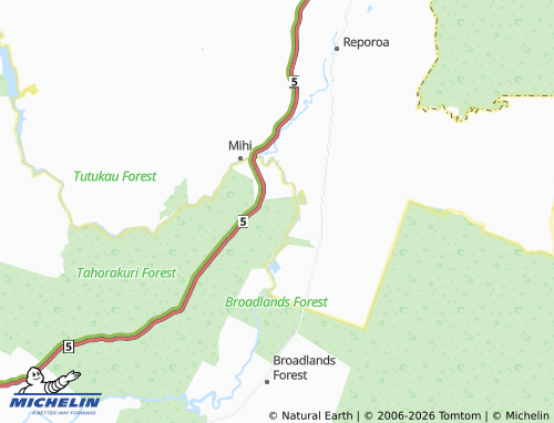 Mapa MICHELIN Ohaaki - ViaMichelin