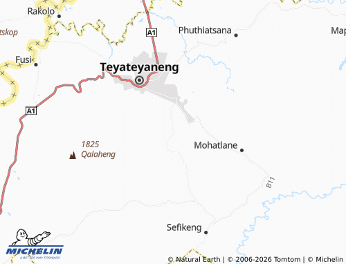 MICHELIN Ha Lephoi map - ViaMichelin
