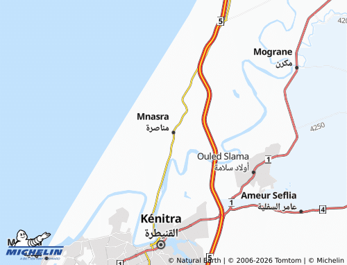 Carte MICHELIN Mnasra - ViaMichelin