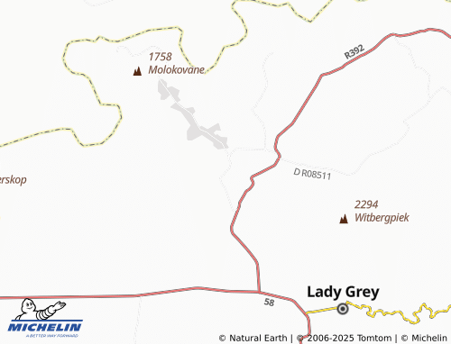 MICHELIN Cowville map - ViaMichelin