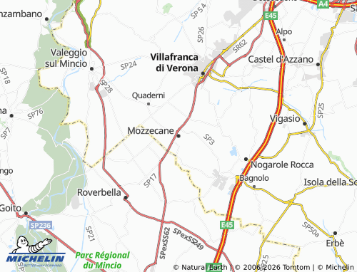 MICHELIN Mozzecane map - ViaMichelin