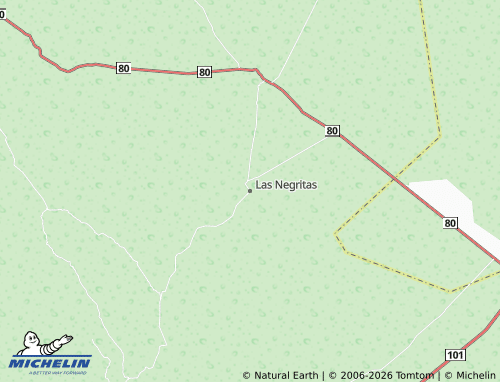 MICHELIN Las Negritas map - ViaMichelin