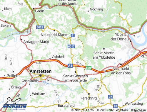MICHELIN Krahof map - ViaMichelin