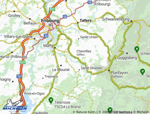 Mappa MICHELIN Giffers - ViaMichelin