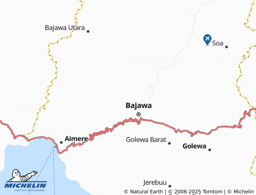 MICHELIN Wawowae map - ViaMichelin