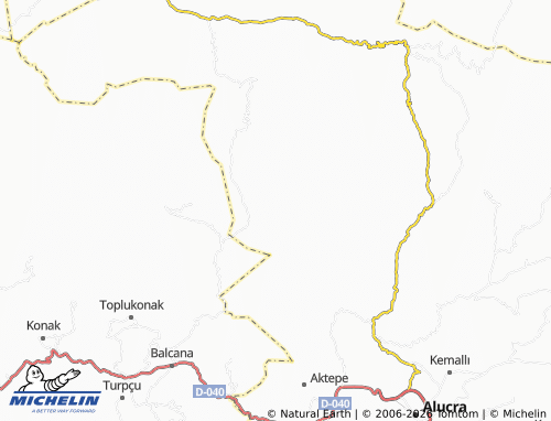 MICHELIN Tepeköy map - ViaMichelin