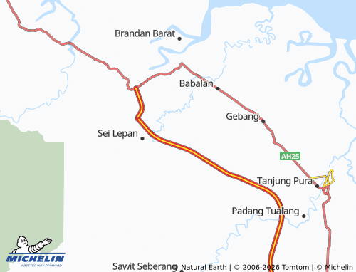 MICHELIN Lama Baru map - ViaMichelin
