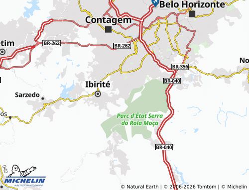 Carte MICHELIN Mineirão - ViaMichelin