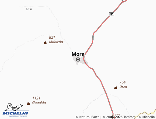 MICHELIN Mora map - ViaMichelin