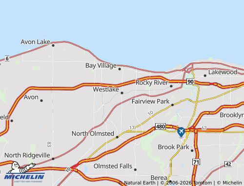 Mappa MICHELIN Westlake - ViaMichelin