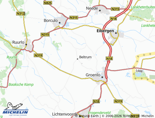 Carte MICHELIN Beltrum - ViaMichelin