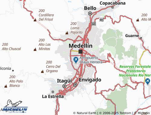 MICHELIN Rosales map - ViaMichelin