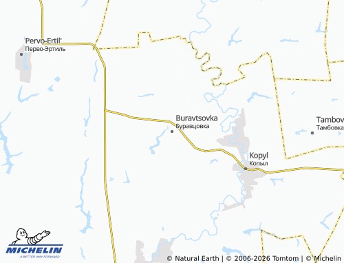 Carte MICHELIN Buravtsovka - ViaMichelin