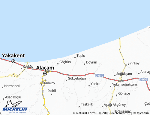 Mappa MICHELIN Toplu - ViaMichelin