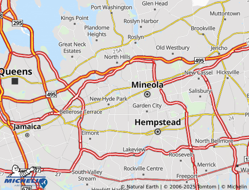 MICHELIN Garden City Park map - ViaMichelin
