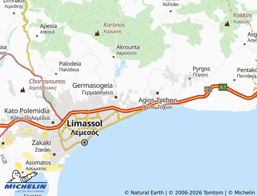 Mappa MICHELIN Mouttagiaka - ViaMichelin