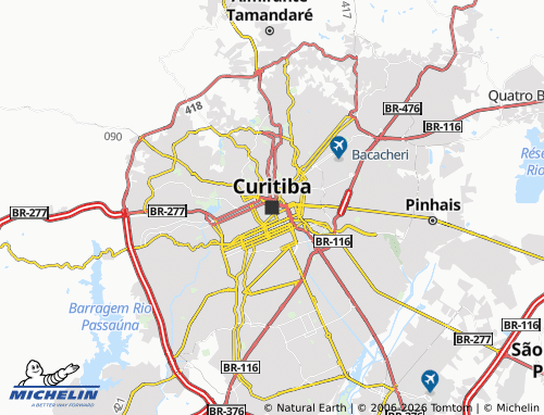 Carte MICHELIN Curitiba - ViaMichelin