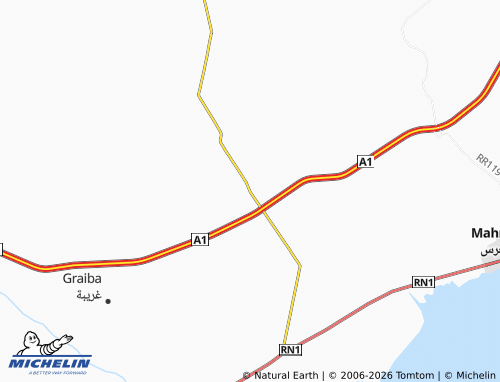 Carte MICHELIN La Khroua - ViaMichelin
