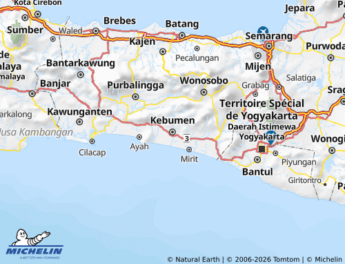 Mapa MICHELIN Kebumen - ViaMichelin