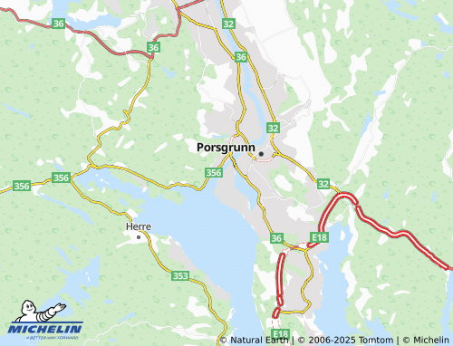 MICHELIN Roligheten map - ViaMichelin