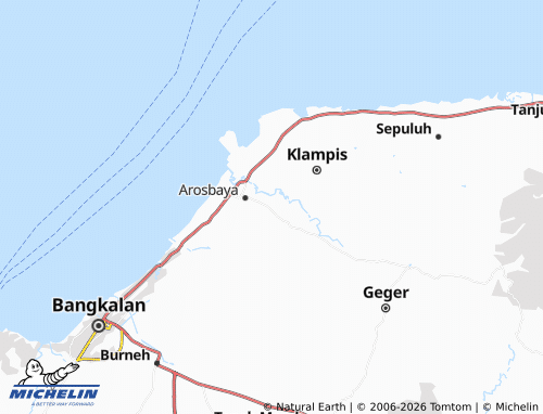 MICHELIN Tambegan map - ViaMichelin