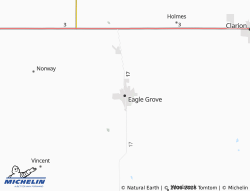 Mappa MICHELIN Eagle Grove - ViaMichelin