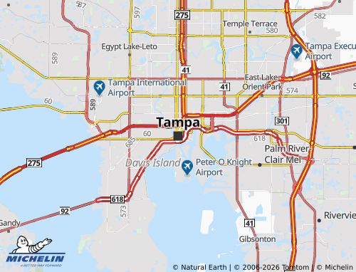 Carte MICHELIN Tampa - ViaMichelin