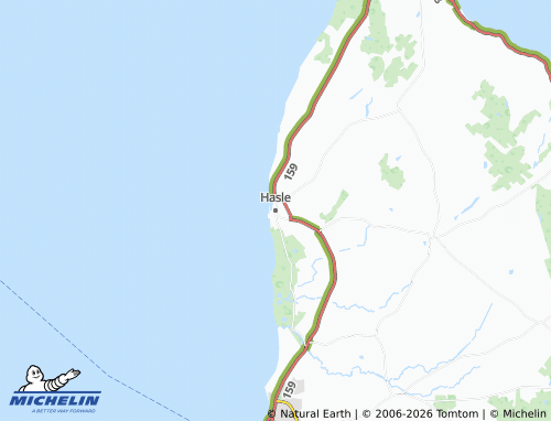 MICHELIN-Landkarte Hasle - ViaMichelin