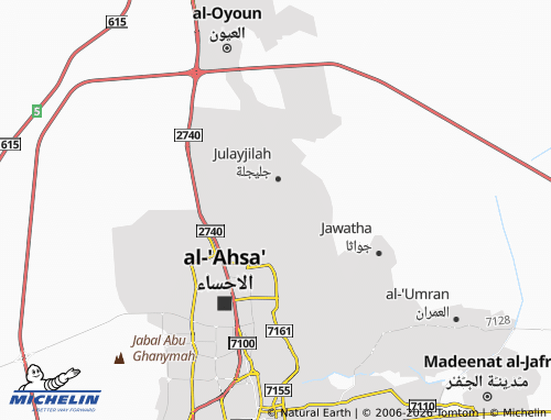 MICHELIN Ishbiliyah map - ViaMichelin