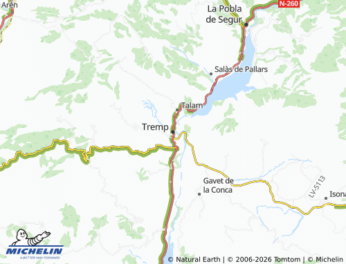 Carte MICHELIN Tremp - ViaMichelin