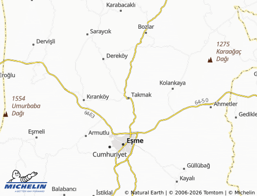 Mappa MICHELIN Takmak - ViaMichelin