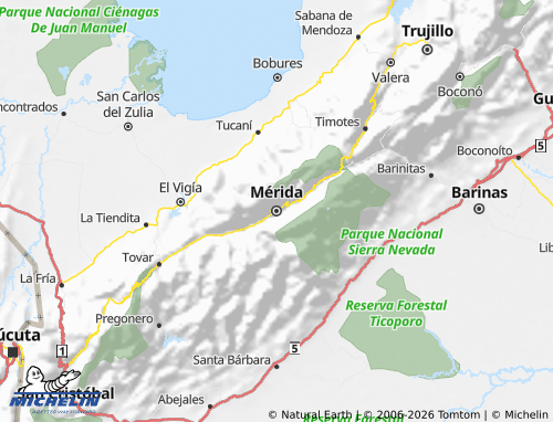 Carte MICHELIN Mérida - ViaMichelin
