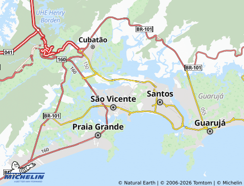 MICHELIN Castelo map - ViaMichelin