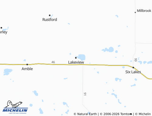 Mappa MICHELIN Lakeview - ViaMichelin