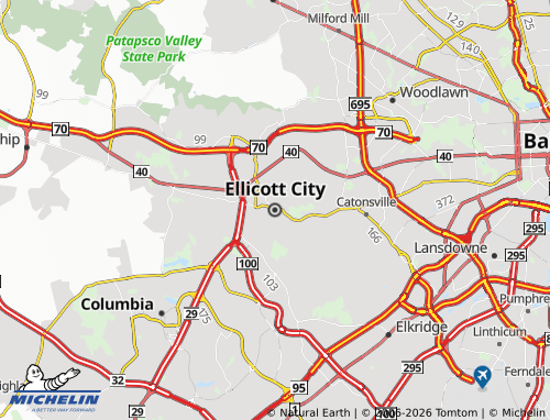 MICHELIN Ellicott City map - ViaMichelin