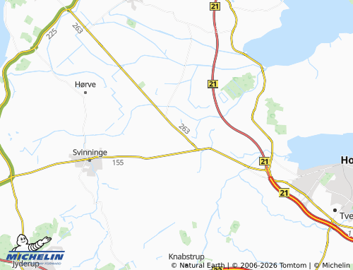 Kaart MICHELIN Gislinge - ViaMichelin