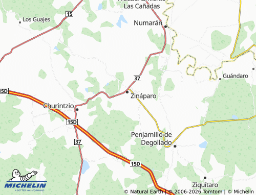 Mapa MICHELIN El Ate - ViaMichelin