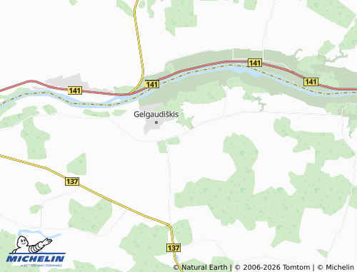MICHELIN Daukantiškiai map - ViaMichelin
