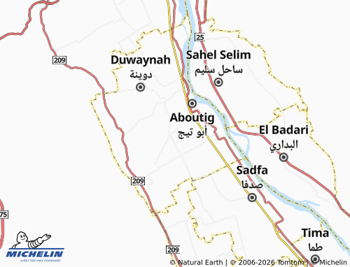 Mappa MICHELIN al-Mas'oudi - ViaMichelin