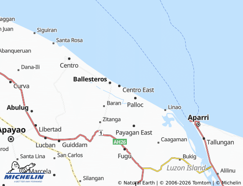 MICHELIN Santa Cruz map - ViaMichelin