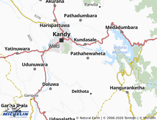 MICHELIN Ethulgama North map - ViaMichelin