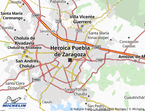 MICHELIN Real San Antonio map - ViaMichelin