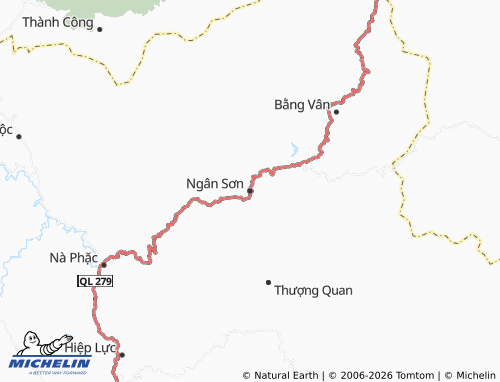 Mapa MICHELIN Ngân Sơn - ViaMichelin