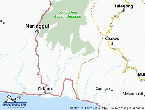 MICHELIN Gelarpawitan map - ViaMichelin