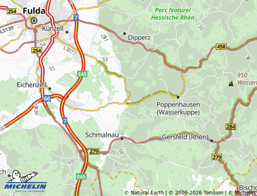 Mapa MICHELIN Weyhers - ViaMichelin