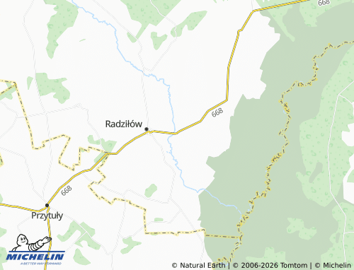 Mapa MICHELIN Karwowo - ViaMichelin