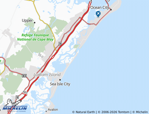 Mappa MICHELIN Strathmere - ViaMichelin